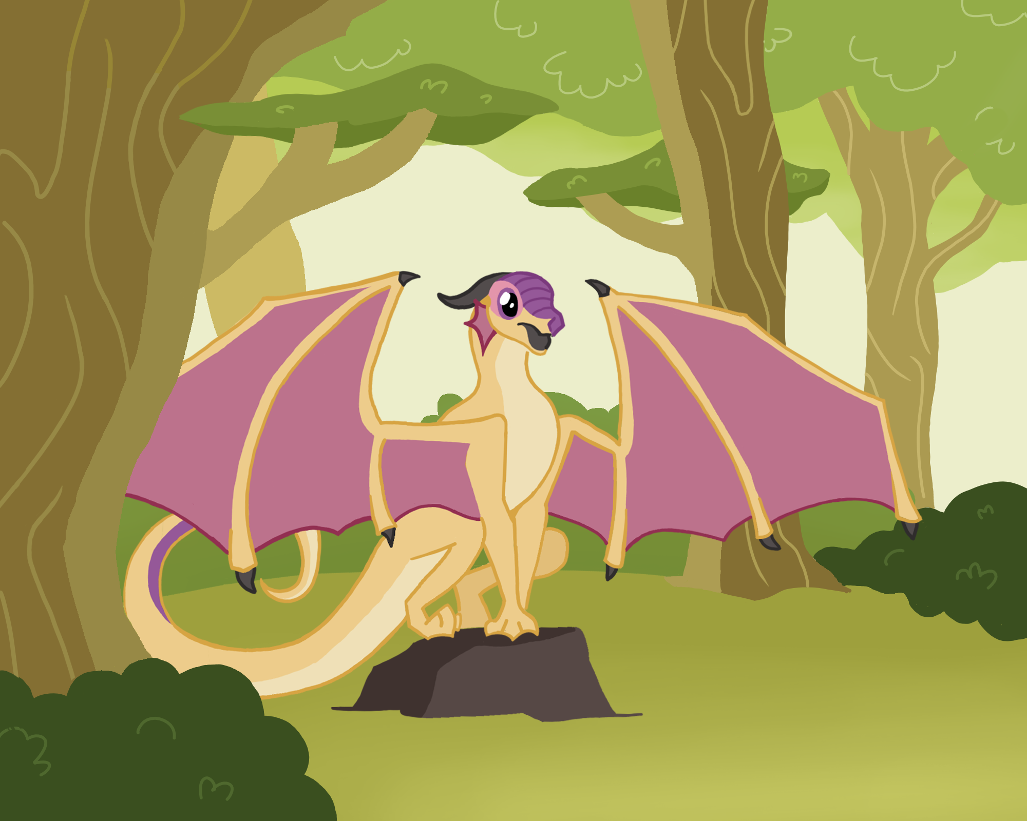 Kinkajou Cartoon Style