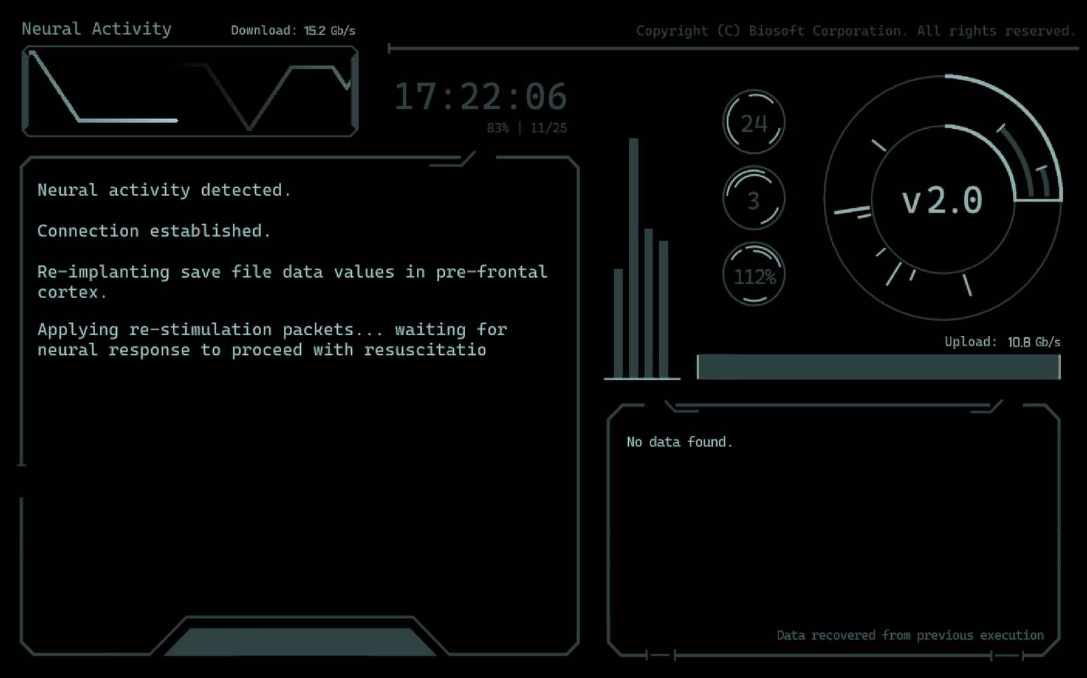 Version Zero Startup UI