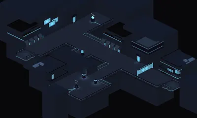 Glitch Environment 3D Model
