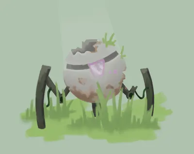 Rusty Bot Painterly