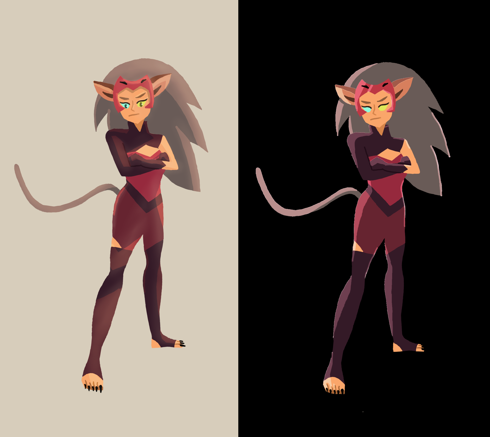 Catra Character Art